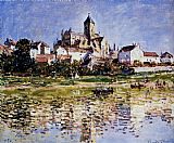 Church Art for sale - The Church At Vetheuil by Claude Monet